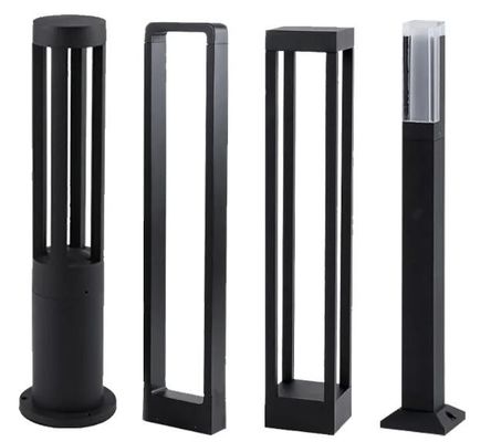 알루미늄 볼러드 LED 풍경 조명 IP65 방수 야외 정원